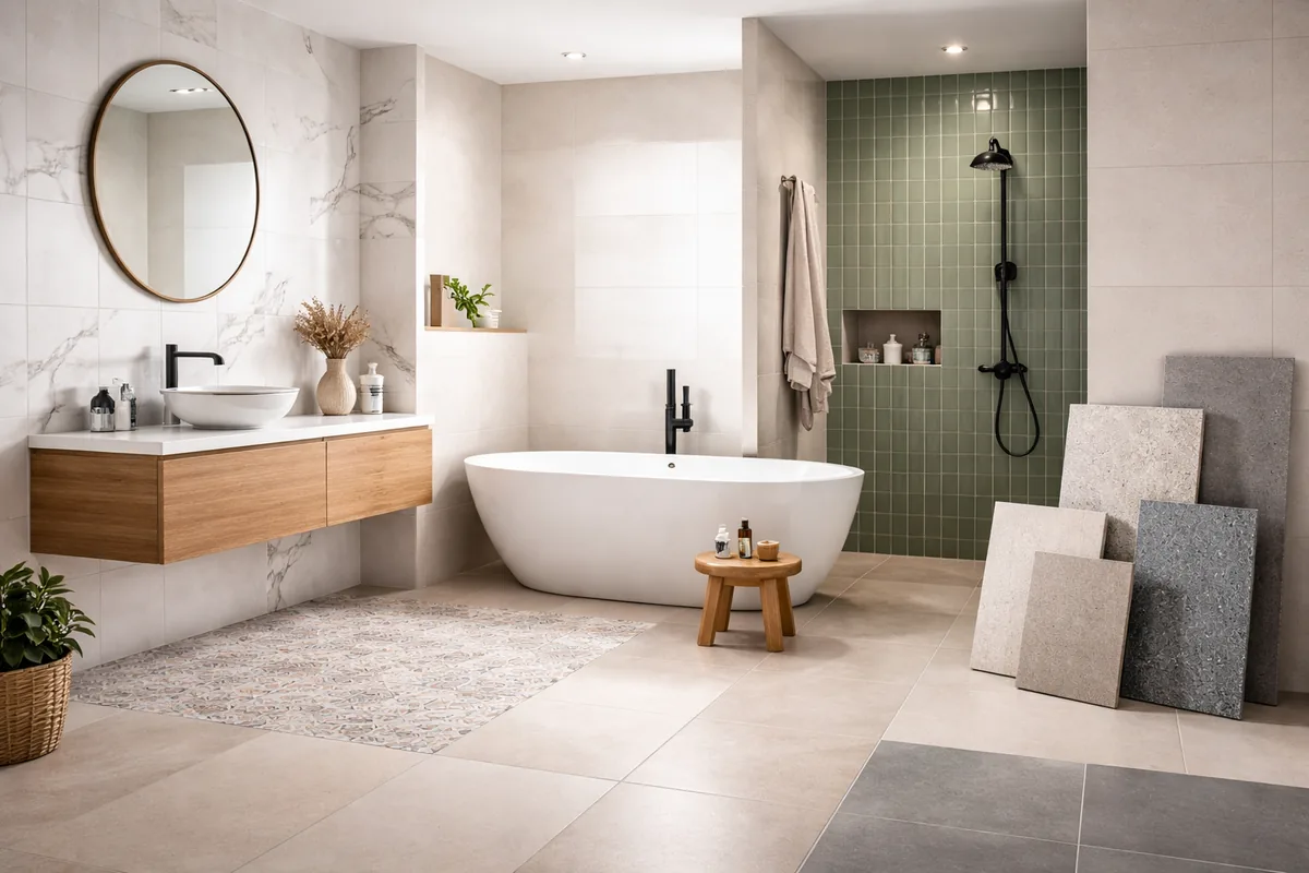Comment choisir le bon type de carrelage pour une salle de bain